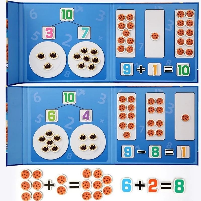 jeu-magnétique-montessori-pour-apprendre-les-additions-et-soustractions-avec-illustrations-de-cookies