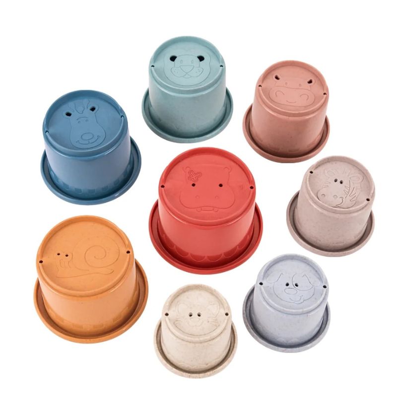 Jouet-a-empiler-bébé-Montessori-gobelets-empilables-développement-motricité-apprentissage