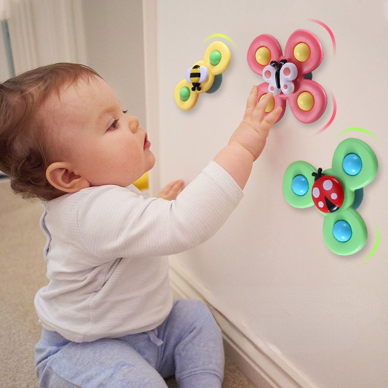 jouets-d-éveil-bébé-ventouse-spinners-sensoriel-montessori