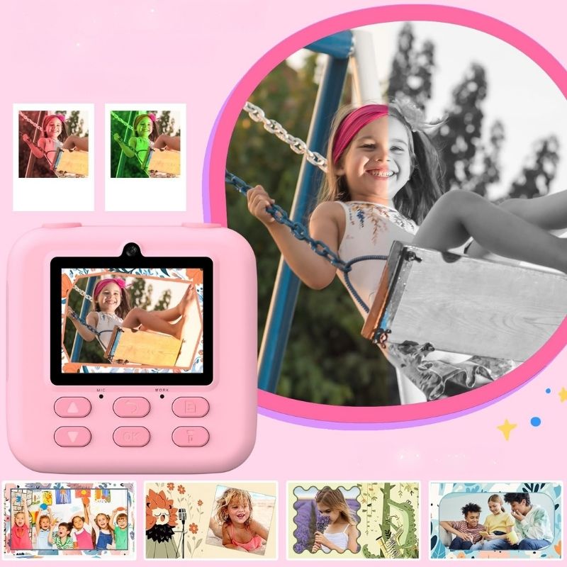 Appareil photo enfant instantané - Créativité, Exploration & Souvenirs à Emporter - BABYSBLOU