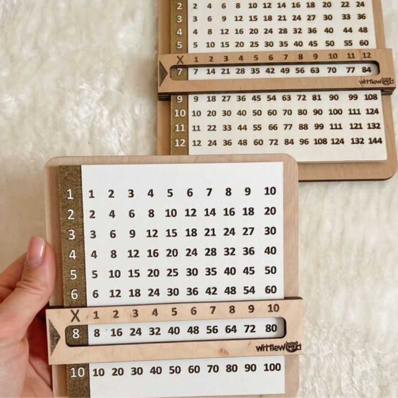 Apprendre la Table de Multiplication Facilement â Le jeu en bois ludique et Ă©ducatif - BABYSBLOU
