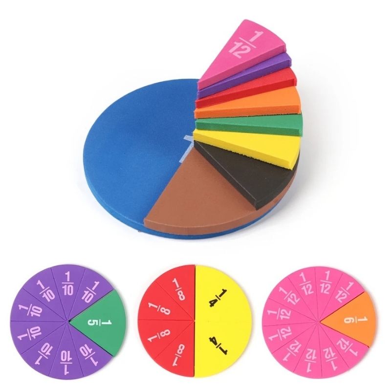 Apprendre les Fractions – Le kit éducatif visuel et coloré pour enfants - BABYSBLOU