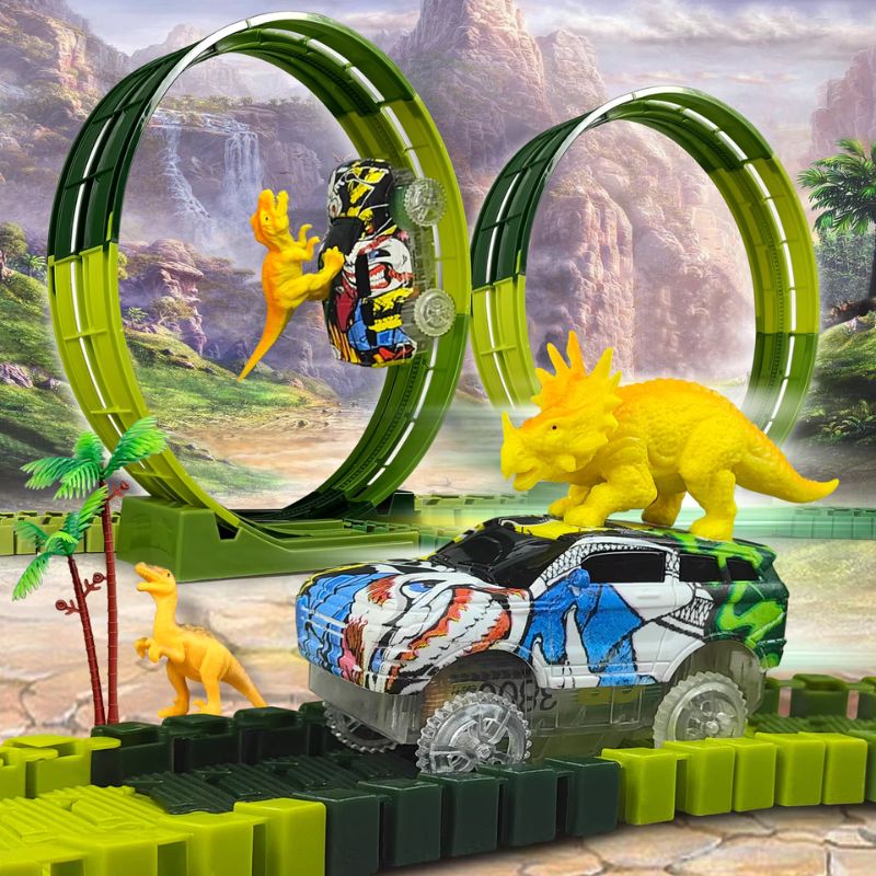 Circuit voiture enfant - DinoFlash™ - BABYSBLOU