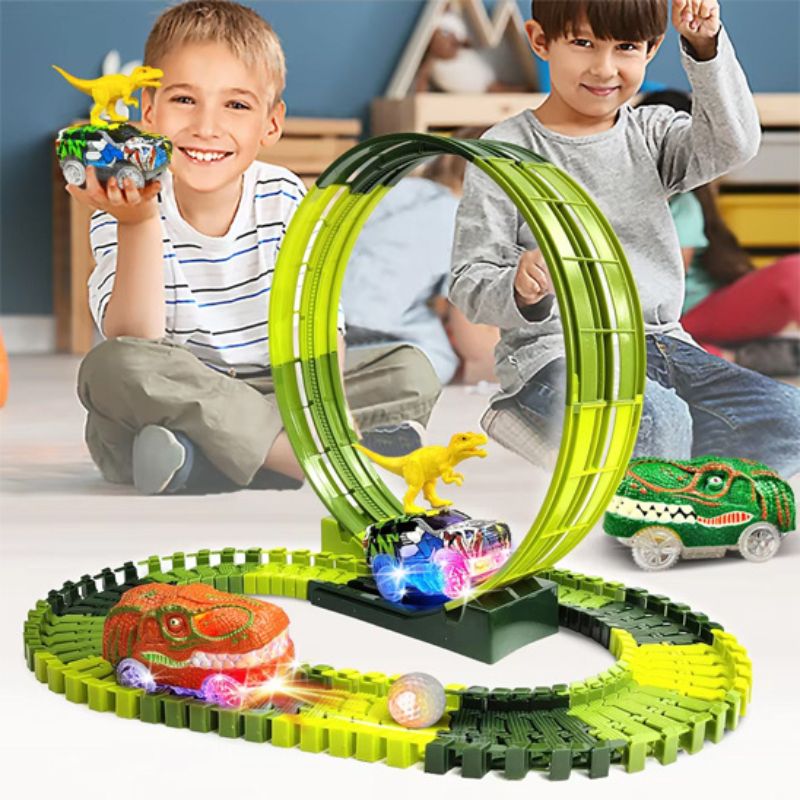 Circuit voiture enfant - DinoFlash™ - BABYSBLOU