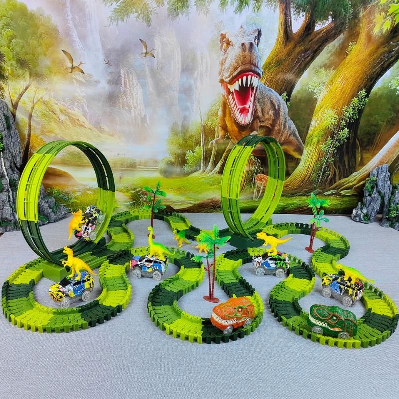 Circuit voiture enfant - DinoFlash™ - BABYSBLOU