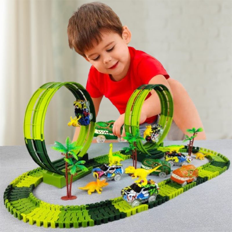 Circuit voiture enfant - DinoFlash™ - BABYSBLOU