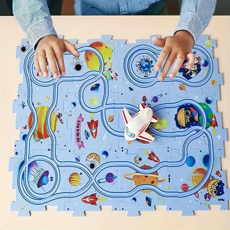 Circuit voiture enfant - Railpuzz™ - BABYSBLOU
