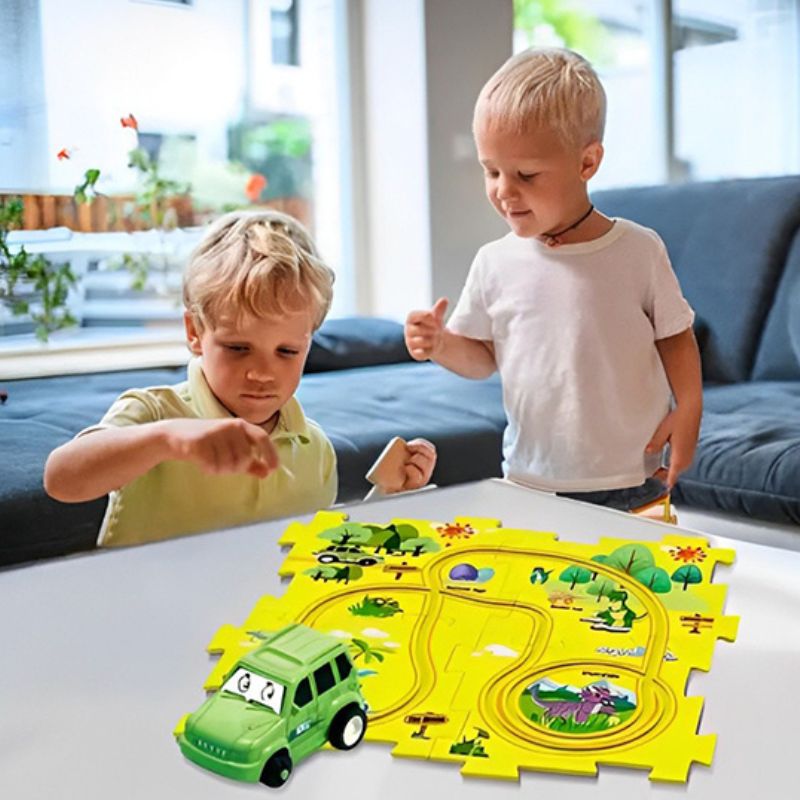 Circuit voiture enfant - Railpuzz™ - BABYSBLOU