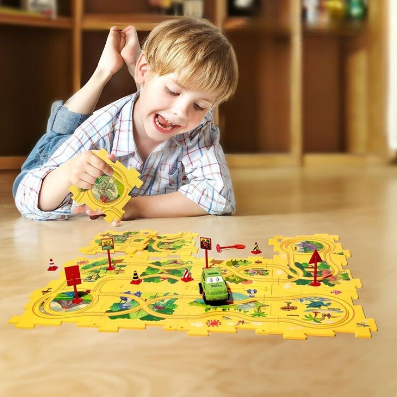Circuit voiture enfant - Railpuzz™ - BABYSBLOU