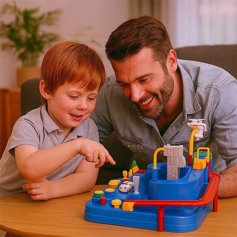 Circuit Voiture Jouet – Le jeu d’aventure interactif qui stimule l’imagination des enfants - BABYSBLOU
