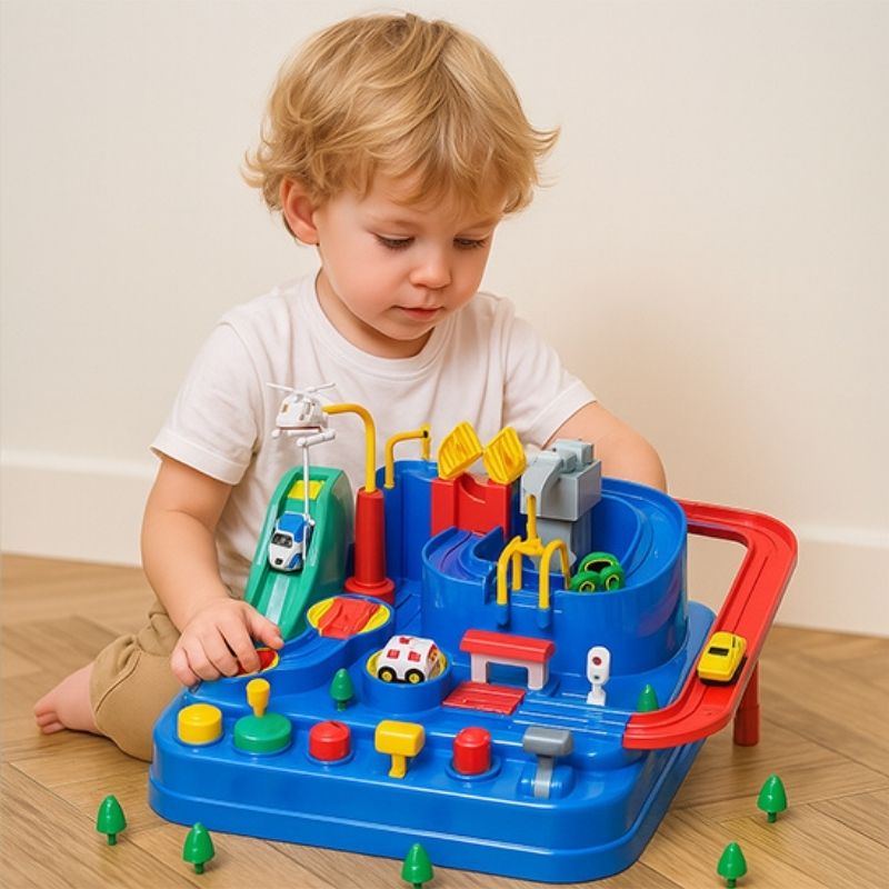 Circuit Voiture Jouet – Le jeu d’aventure interactif qui stimule l’imagination des enfants - BABYSBLOU