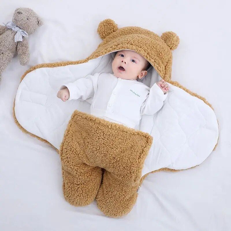 ComfyWrap™: Nid d'ange bébé polaire - BABYSBLOU