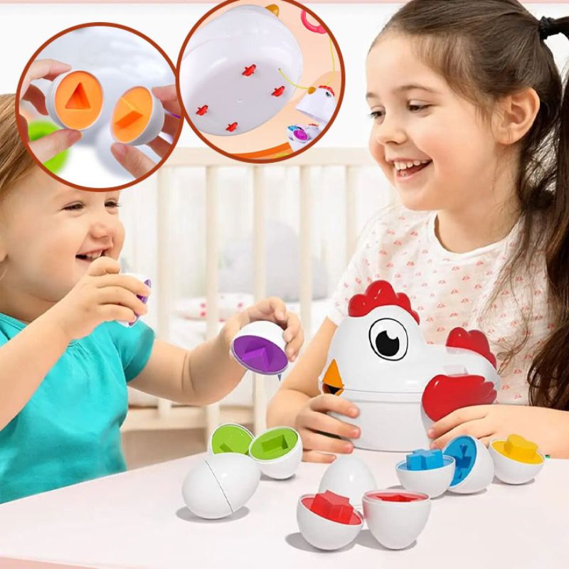 FunnyEggs™ : Jouet d'œufs éducatifs - BABYSBLOU