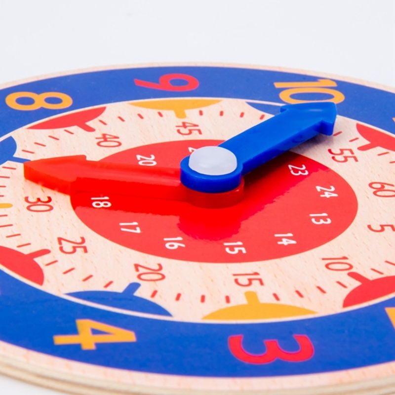 horloge 24h Montessori en bois - Timbertik™ - BABYSBLOU