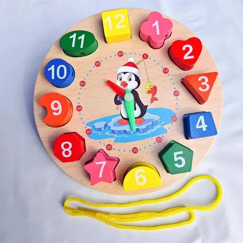 Horloge d'apprentissage - BébéPingouin™ - BABYSBLOU