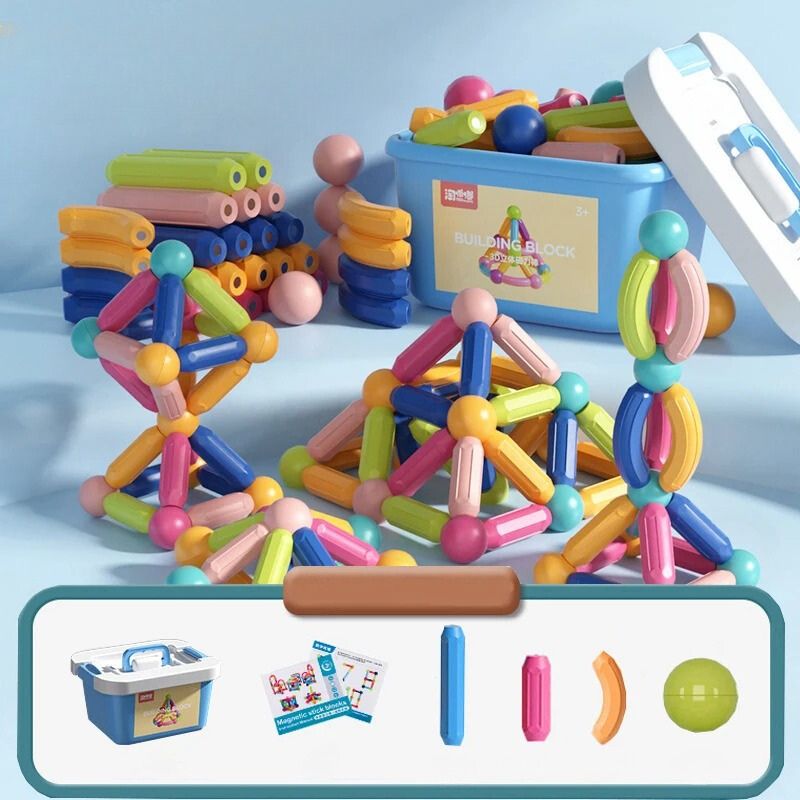 Jeu de construction magnétique - Magnétix™ - BABYSBLOU