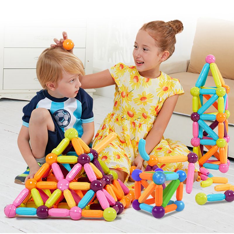 Jeu de construction magnétique - Magnétix™ - BABYSBLOU