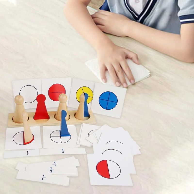 Jeu de fraction - Petits personnages fractionnés