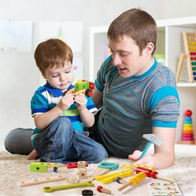 Jeux de construction en bois - Jouet de Bricolage Éducatif pour Enfants - BABYSBLOU