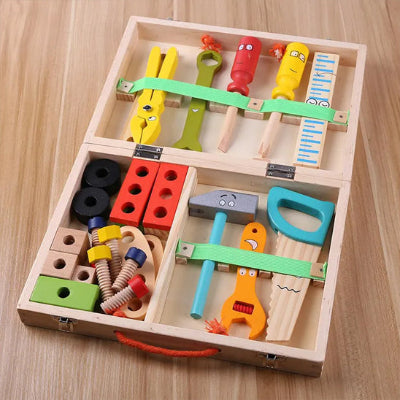 Jeux-de-construction-en-bois-pour-enfants-valise-bricolage