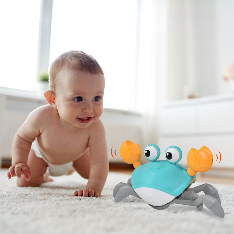 Jouet crabe rampant - Encourager bébé à ramper - BABYSBLOU