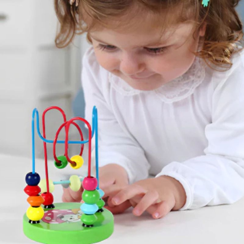 Jouet en bois Montessori - Jeu Éducatif pour Éveil, Motricité et Logique - BABYSBLOU