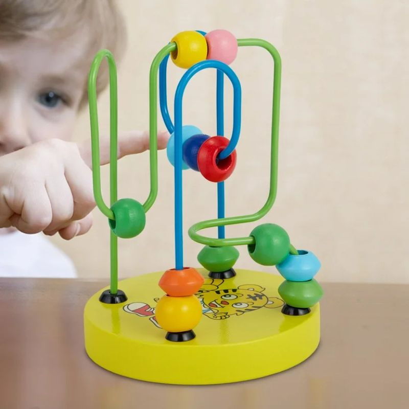 Jouet en bois Montessori - Jeu Éducatif pour Éveil, Motricité et Logique - BABYSBLOU