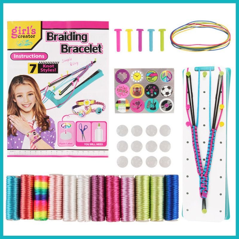 MagicWeave™: Kit de tressage de bracelets d'amitié - BABYSBLOU