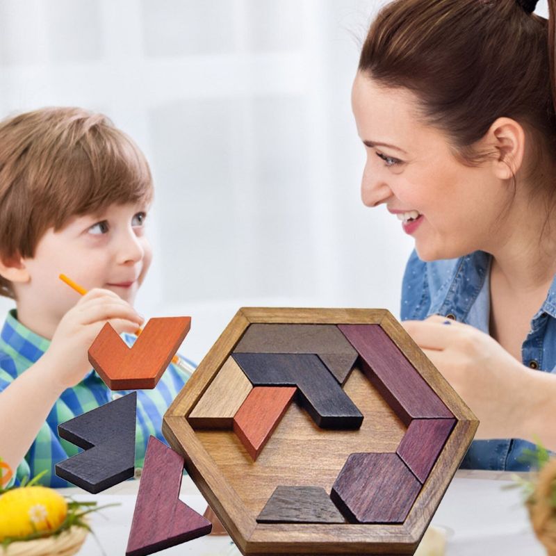 puzzle tangram - Jeu de réflexion éducatif pour enfants - BABYSBLOU