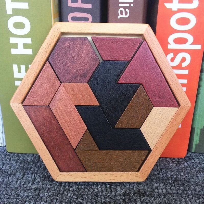 puzzle tangram - Jeu de réflexion éducatif pour enfants - BABYSBLOU