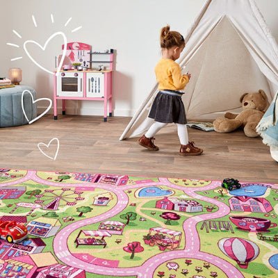 Tapis circuit voiture - Univers Ville Interactive - BABYSBLOU