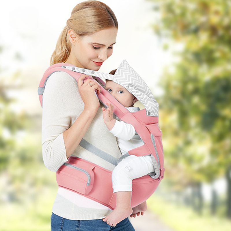 CarrierBlou™: Porte-bébé ergonomique 3 en 1