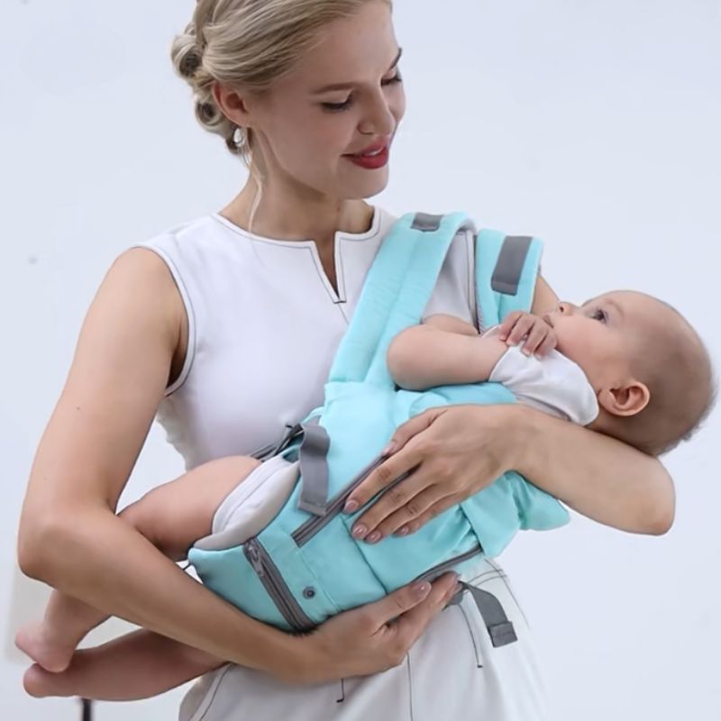 CarrierBlou™: Porte-bébé ergonomique 3 en 1