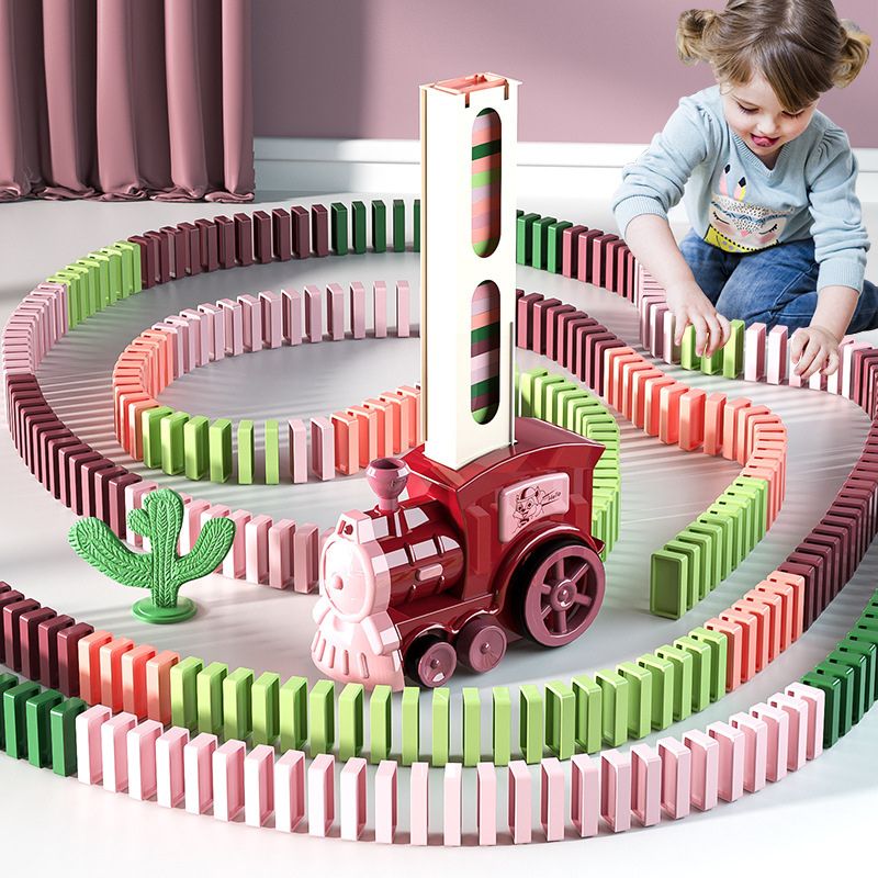 Circuit-train-domino-jouet