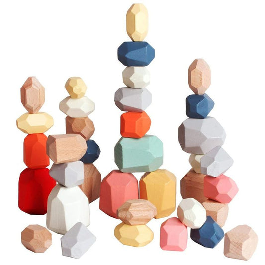 Jeu-d'empilement-blocs-en-bois-Montessori-couleurs-pastel-développement-motricité-fine-éveil-créatif-enfant-3-ans