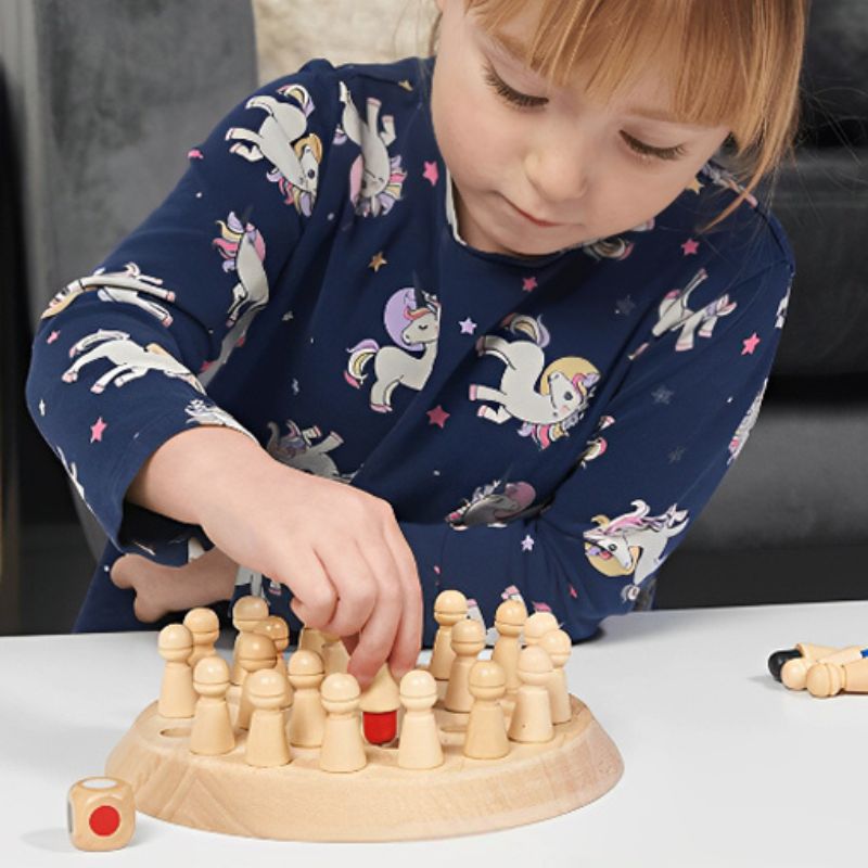 Jeux-de-société-famille-jeu-de-mémoire-en-bois-couleurs-éducatif