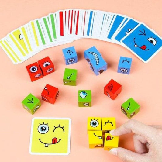 Jeux-de-société-famille-enfant-éducatif-cubes-expressifs