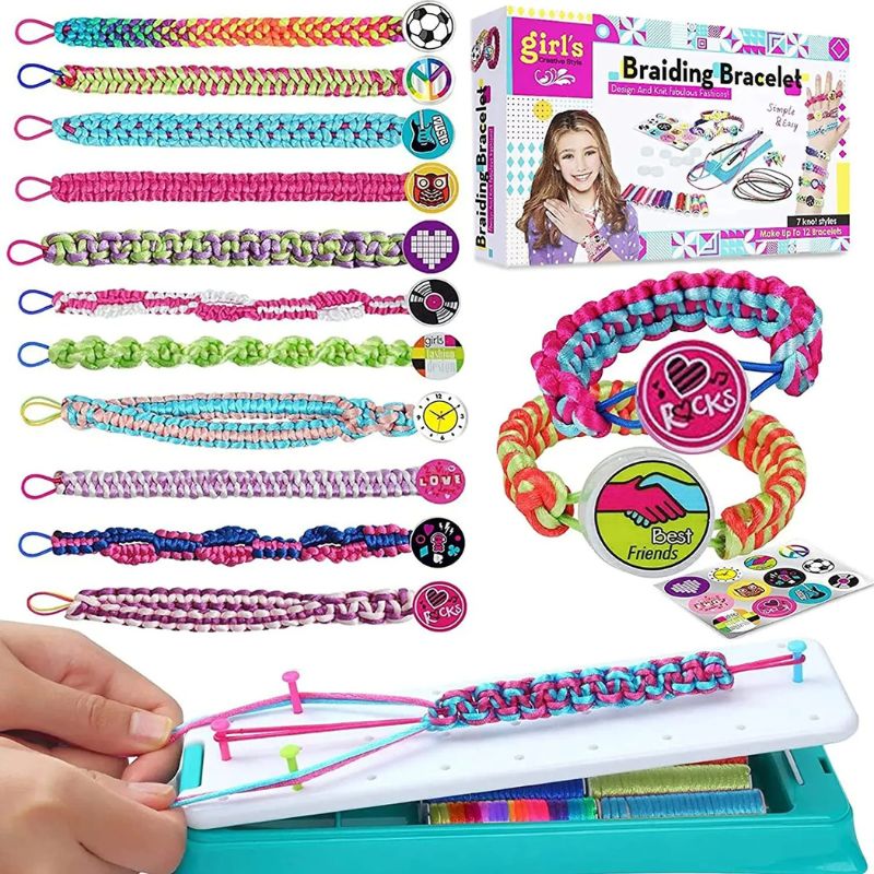 MagicWeave™: Kit de tressage de bracelets d'amitié