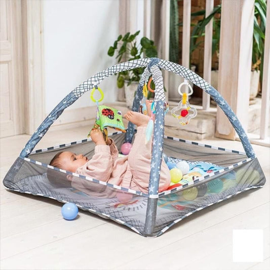 Tapis-d-éveil-bébé-Montessori-avec-arche-et-balles-espace-de-jeu-sécurisé