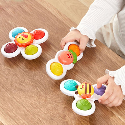 jouets-d-éveil-bébé-ventouse-spinners-sensoriel-montessori-jeu-mural