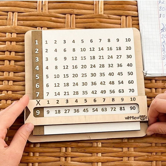 Apprendre la Table de Multiplication Facilement – Le jeu en bois ludique et éducatif - BABYSBLOU