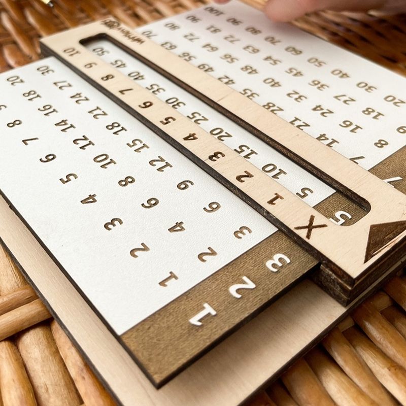 Apprendre la Table de Multiplication Facilement – Le jeu en bois ludique et éducatif - BABYSBLOU
