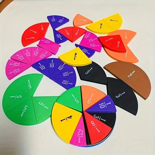 Apprendre les Fractions – Le kit éducatif visuel et coloré pour enfants - BABYSBLOU