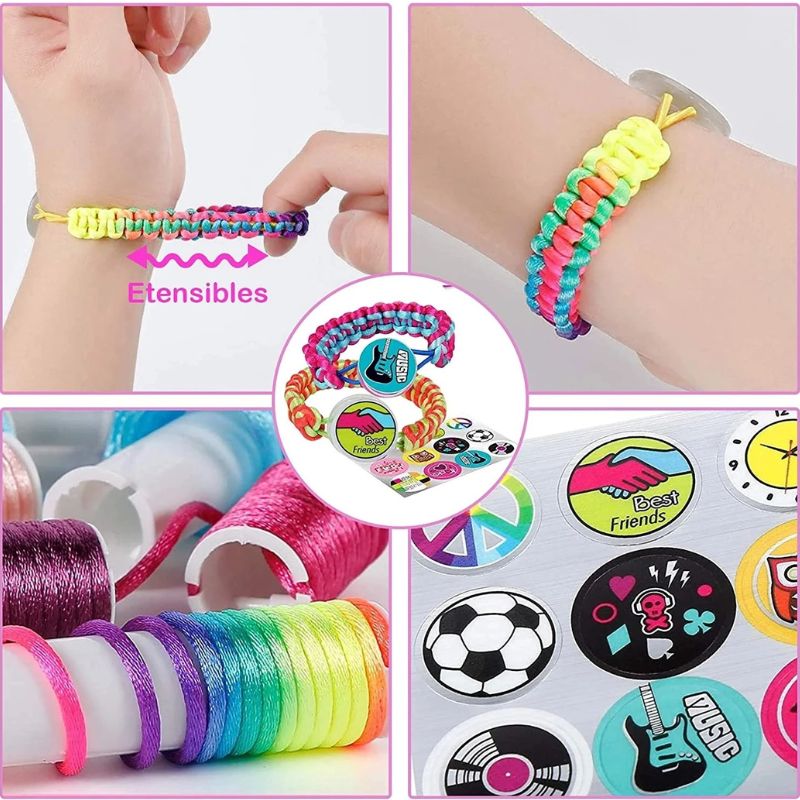 MagicWeave™: Kit de tressage de bracelets d'amitié