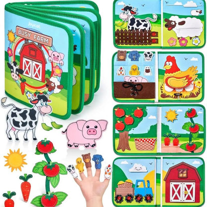 Busy Board Montessori - Activités de la ferme - BABYSBLOU