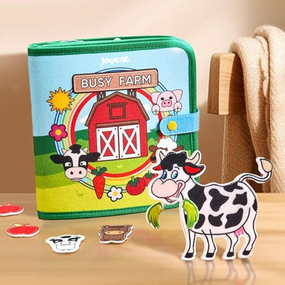 Busy Board Montessori - Activités de la ferme - BABYSBLOU