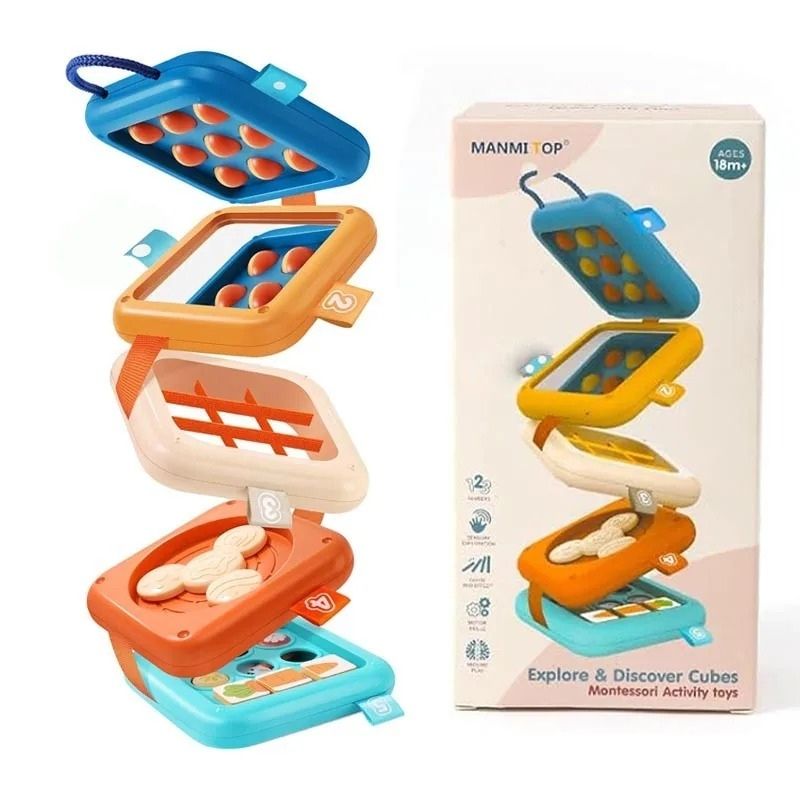 Busy Board Montessori - Éveil Sensoriel et Autonomie dès 1 An - BABYSBLOU