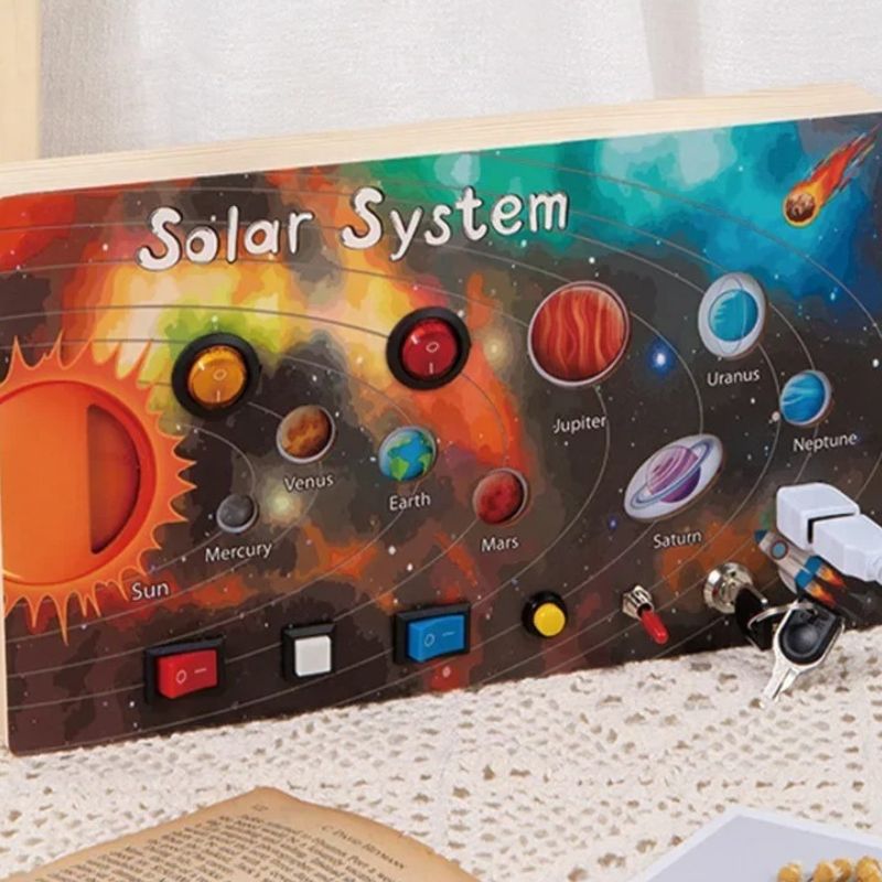 Busy Board - Panneau d'Activité Montessori - BABYSBLOU