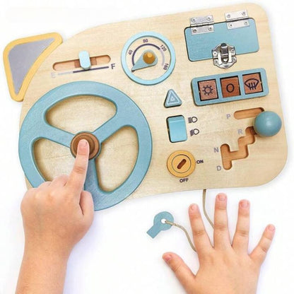 Busy Board - Panneau de Jeu Montessori Voiture - BABYSBLOU