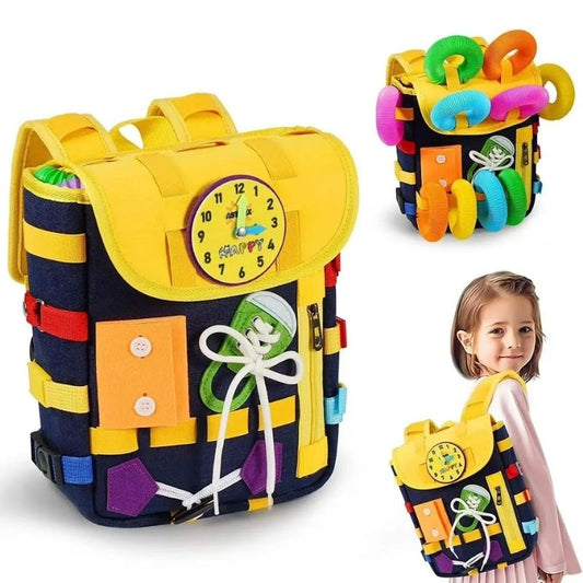 Busy board - Sac à Dos Sensoriel Éducatif dès 1 An - BABYSBLOU